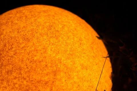 Realistic Sun surface Stock Photos