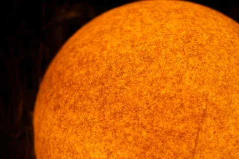 Realistic Sun surface Stock Photos