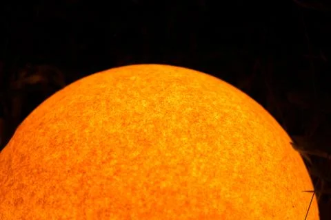 Realistic Sun surface Stock Photos