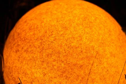 Realistic Sun surface Stock Photos