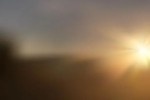 Realistic Sunset Illustration Stock Illustration
