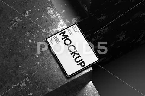 Realistic Tablet Mockup Display PSD Template