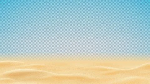 Realistic texture of beach or desert sand Stock Illustration