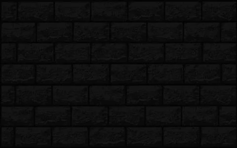Realistic texture of dark black old stone wall. Detailed pattern. Modern Stock Illustration