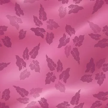 Realistic texture of pink silk background with seamless pattern Stock Illustration