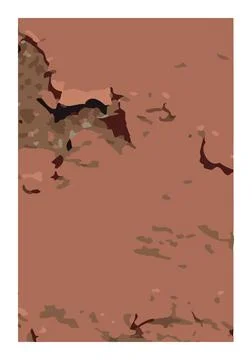 Realistic texture poster with old, rust, grunge, grainy, vintage, worn effect Stock Illustration