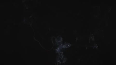 Realistic thin smoke with isolated on alpha-channel (with transparency) Stock Illustration