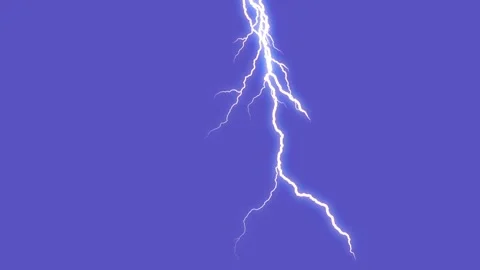Realistic Thunderstorm Lightning Loop Animation for Cinematic VFX Stock Footage 333028896
