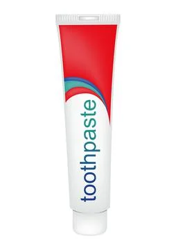 Realistic toothpaste clipart vector Stock Illustration