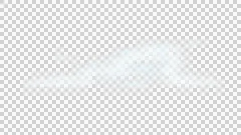 Realistic transparent white cloud, isolated. Fog, smoog. Png Stock Illustration
