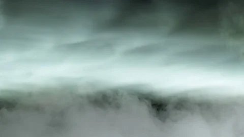 Realistic Trough Clouds Ice Fog Vídeo Stock 82957741