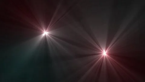 Realistic two red light lens flare sunlight animation Video stock 321194237