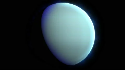 Realistic Uranus Stock Footage 163641646