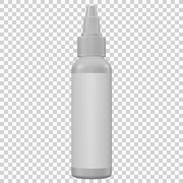 Realistic Vape Bottle 3D Rendering Mockup Template Stock Illustration