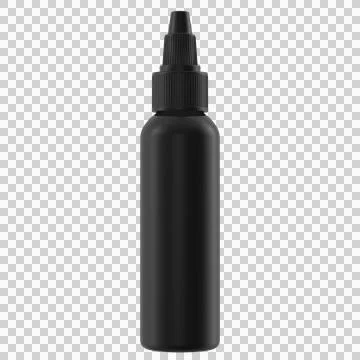 Realistic Vape Bottle 3D Rendering Mockup Template Stock Illustration