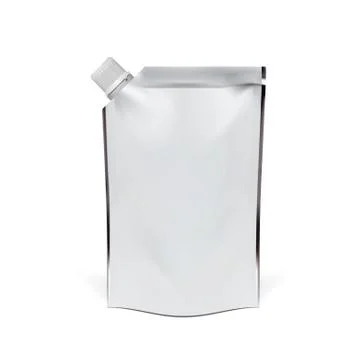 Realistic Various Clear Doy Pack Stock Illustration
