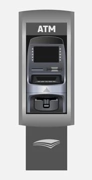 Realistic vector ATM-1 Stock Illustration