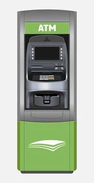 Realistic vector ATM-1 Stock Illustration