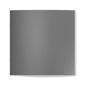 Realistic vector black square closed book mockup Stock Illustration