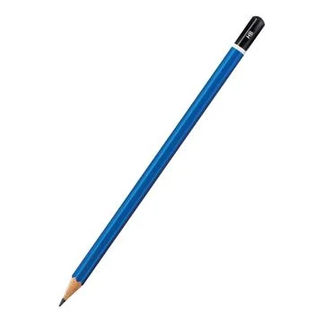 Realistic vector blue pen. Isolated in white background Stock Illustration