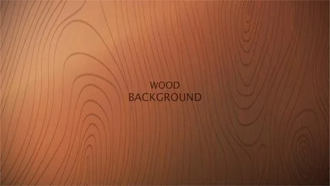 Realistic Vector Flat Wooden Texture Background Stock Illustration