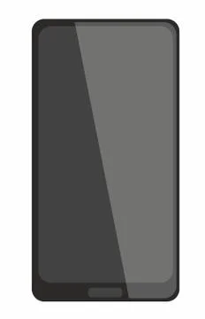 Realistic vector image icon of a black 스톡 일러스트