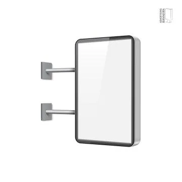 Realistic vector light box template イラスト素材