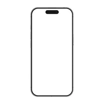 Realistic vector mockup phone for visual advertisment ui app demonstration. Иллюстрация