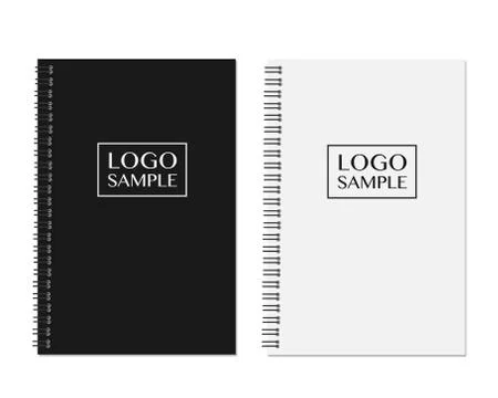Realistic vector notebook set Stock Illustration