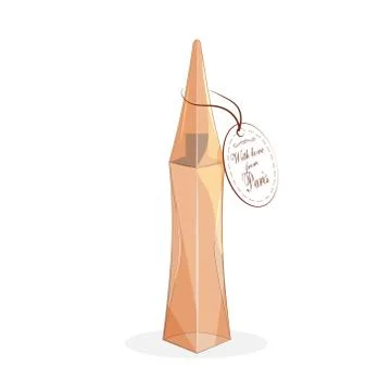 Realistic vector perfume bottle Stock Illustration