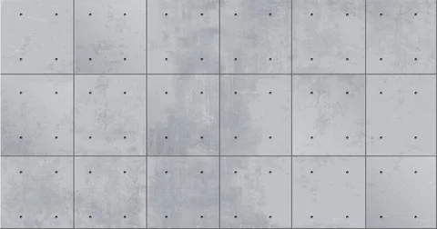 Realistic vector seamless texture of concrete wall Stock Illustration