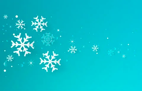 Realistic Vector Snowflakes . Stock Illustration