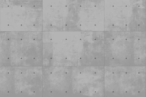 Realistic vector texture of concrete wall gray Stock Illustration