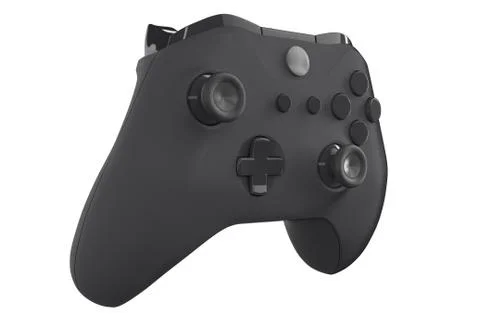 Realistic video game controller isolated on white with clipping path. Stock Illustration