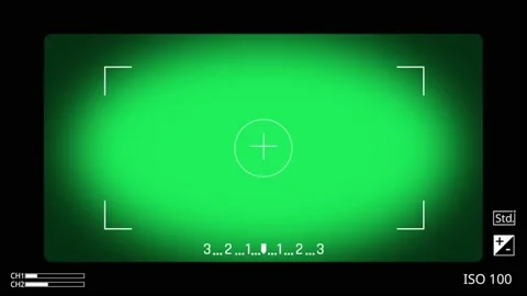  	Realistic video recording frames with green space. Stock Footage 142773733
