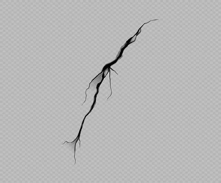 Realistic wall crack effect, realistic land erosion, crashed ground texture Ilustración de archivo