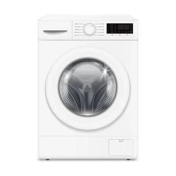 Realistic washing machine vector Stockillustratie