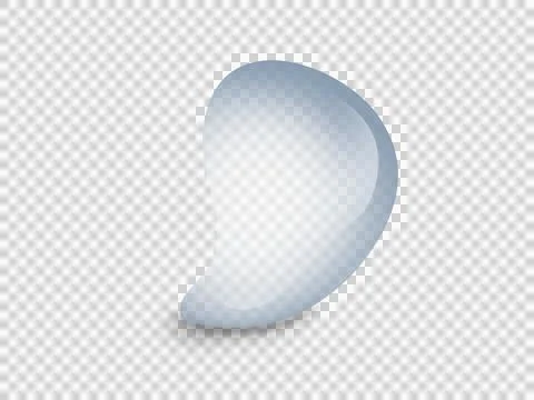 Realistic water drop isolated on transparency background ep14 Stock Illustration