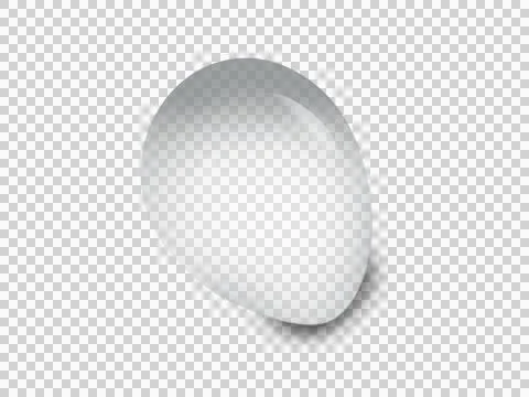 Realistic water drop isolated on transparency background ep13 Stock Illustration