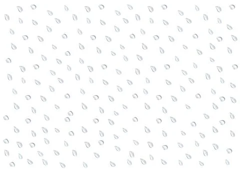 Realistic water drop pattern vectors isolated on white background ep75 Stock Illustration