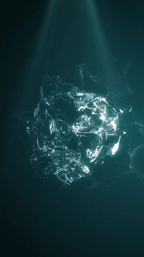 Realistic Water Effect background VERTICAL Video stock 330481076