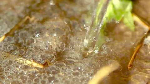 Realistic water splash Stock Footage 164923246