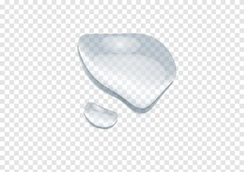 Realistic waterdrop vectors isolated on transparency background ep69 Stock Illustration