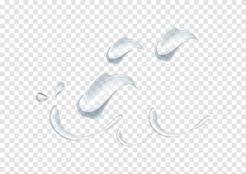 Realistic waterdrop vectors isolated on transparency background ep92 Illustrazione stock