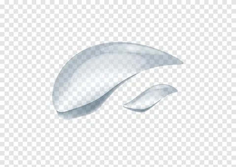 Realistic waterdrop vectors isolated on transparency background ep99 Stock Illustration