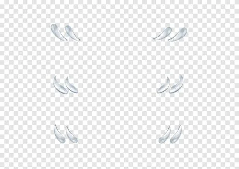 Realistic waterdrop vectors isolated on transparency background ep100 Stock Illustration