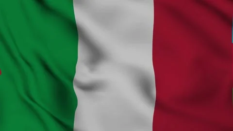 Realistic Waving flag of Italy Stock Footage 149790085
