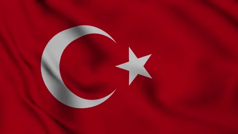Realistic Waving flag of Turkey Stock Footage 149790518