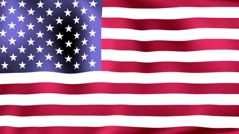 Realistic waving USA flag. Slow motion. Close up. Flag background. 59,94 fps Stock Footage 171969662