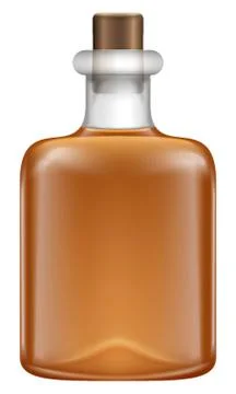 Realistic whiskey bottles Stock Illustration